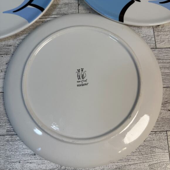 3 Blue Brrrr Snowman Salad Plate by Gibson Designs, Warm Wishes, Christmas - Picture 3 of 6